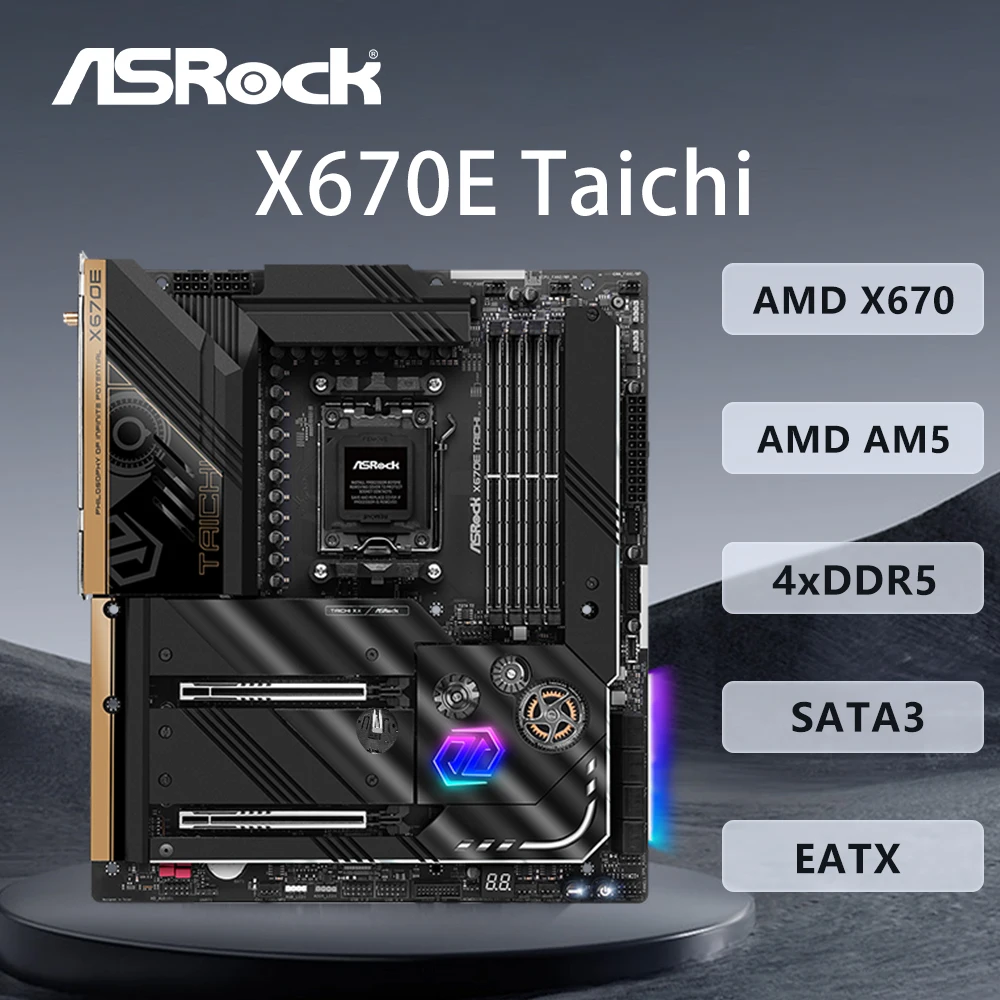 ASRock X670E Taichi マザーボード AMD X670 対応 9900X 8400F 7800X3D