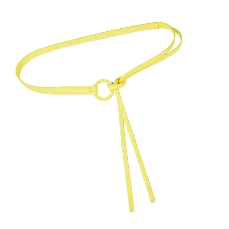 Umweltfreundlicher Mischungs-Clip-Interlaced-Gürtel, weicher Kunstledergürtel, bequemer Bund für Business Casual Y08E – Detail 3