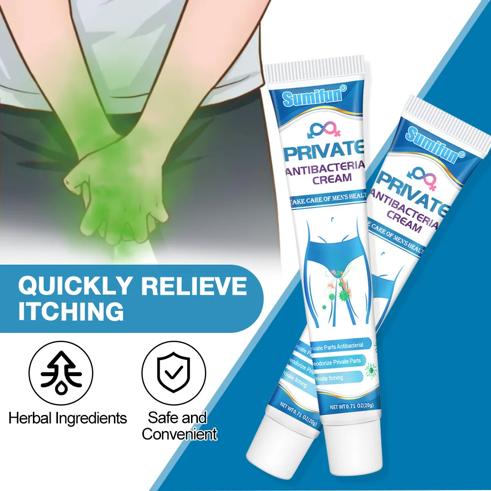 1/3/5pcs Man Private Part Antibacterial Ointment Treat Pruritus Dermatitis Anti Infection Remove Odor Anti-itching