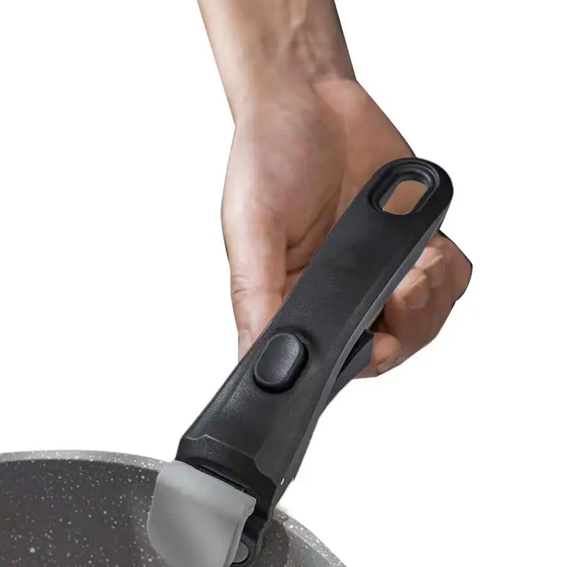 Removable Ergonomic Pot Handle for Cookware