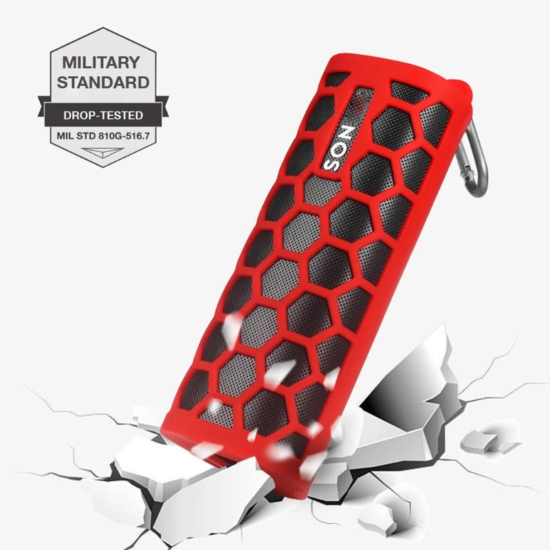 Portable Honeycomb Protective Cover Shell Silicone Case Skin Compatible for Sonos Roam Smart Bluetooth Speaker Portable Honeycomb Protective Cover Shell Silicone Case Skin Compatible for Sonos Roam Smart Bluetooth Speaker