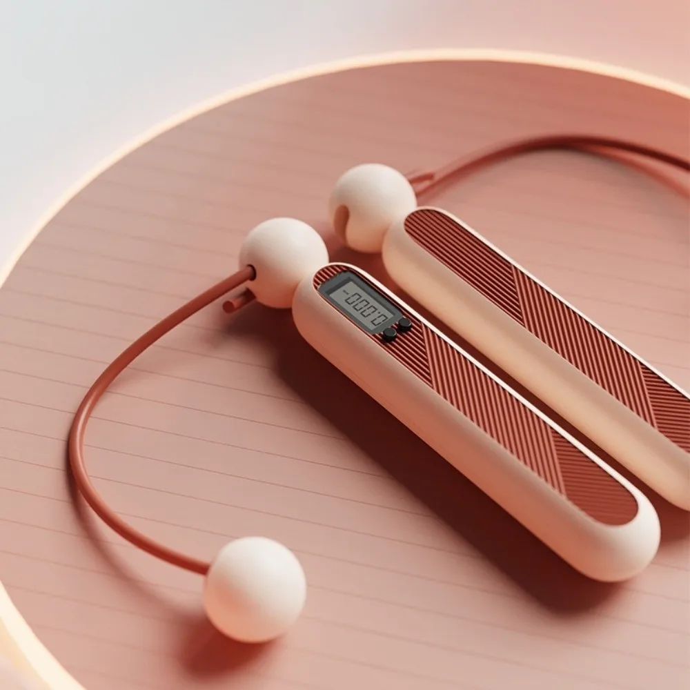 with Counter Cordless Counting Skipping Rope Portable Anti-slip Jump Rope with Calorie Counter Lightweight Durable