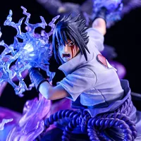 ⁦مجسم شخصية "أوتشيها ساسكي" من أنمي ناروتو (الإصدار الأول بإنتاج بانداي) | First Edition Naruto "Uchiha Sasuke" Anime Figure⁩ - الصورة ⁦4⁩