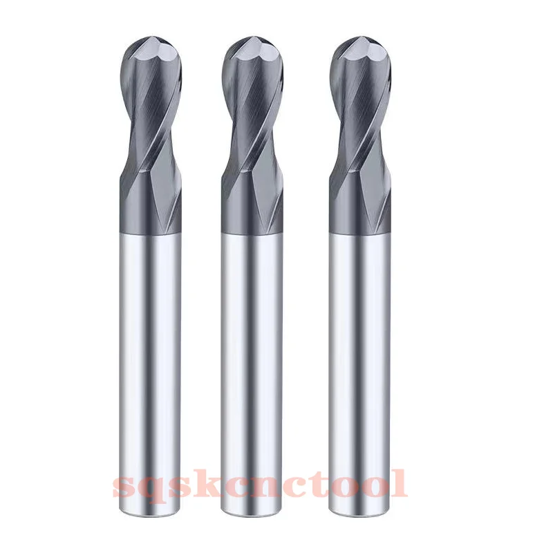 Metal Milling Cutter Ball Nose End Mill Tungsten Carbide Cutter CNC Router Bit