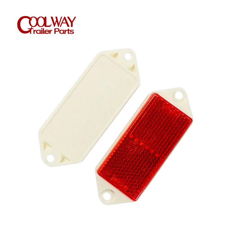 4 PCS Amber or Red Trailer Truck Caravan Reflector Tape E4 Approved Accessories Parts