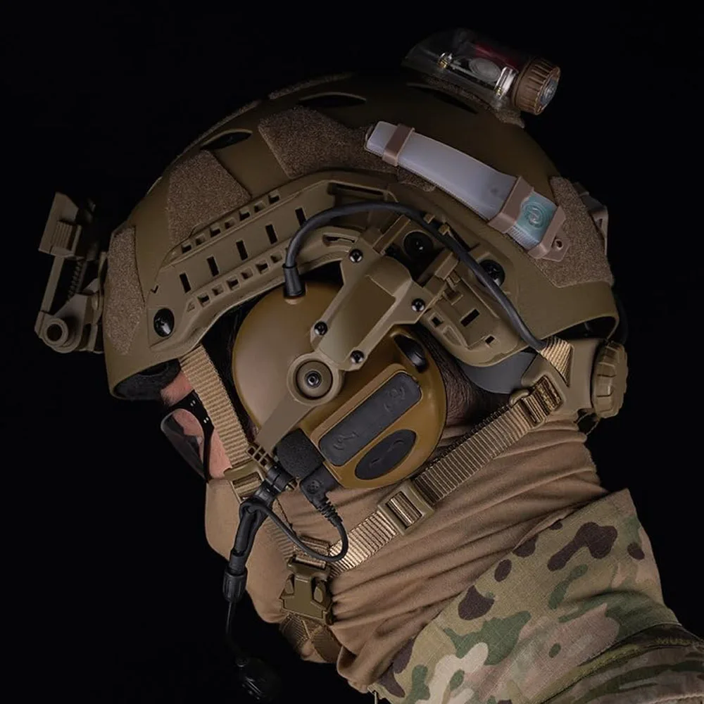 Tactical Headset Bracket Fast Ops Core Helmet ARC Rail Adapter Set fit for Comt