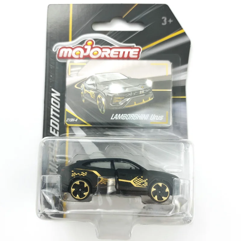 Majorette Black Gold Limit Edition Cars AUDI Q4/PORSCHE 917/LAMBORGHINI URUS 1/64 Die-Cast Model Toy Vehicles 2