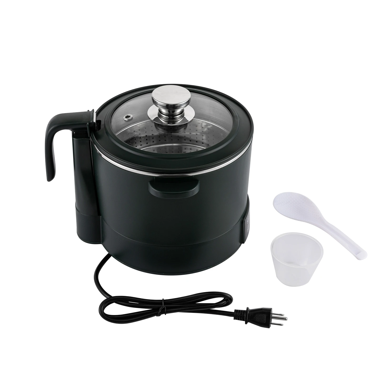1500W Smart Lifting Electric Hot Pot 3.2Qt Multifunctional Cooker 3 in1 Shabu Shabu Hot Pot Portable Travel Cooker