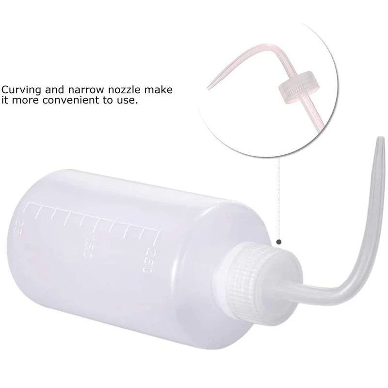 Plastic Makeup Containers 2-4pcs 250/500ml Eyelash Cleansing Wash Bottle