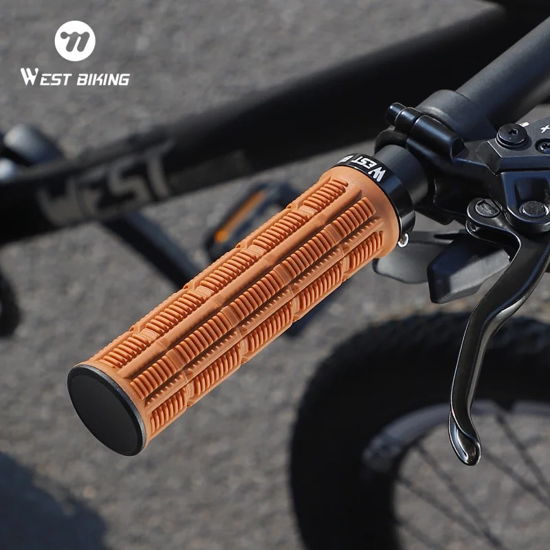 Poignées VTT West Biking Verrouillables 22,2 Mm Noir - Ergonomiques