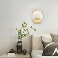 Modern LED Wall Lamp Nordic Black White Golden 1