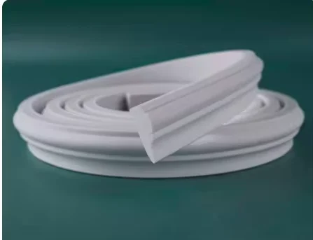 Peel And Stick Chair Rail Molding – 240" Long, 1.57" Wide, TPE Material, Paintable White, Self-Adhesive