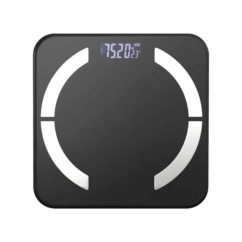 1pc body fat scale, electronic fat measurement scale, human home intelligent battery powered weight scale (without battery) 5