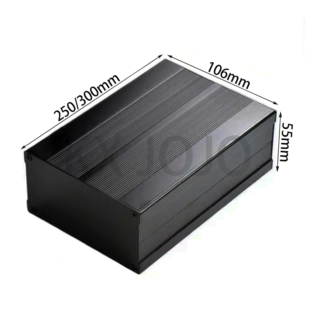 Cerco Especial do Alumínio da Relação 106*55*250 300 mm 1pc Preto Devido à Personalização do Cliente