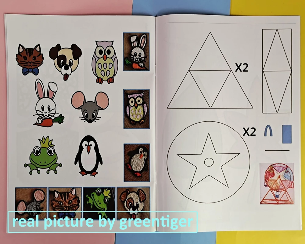 20pages Random Drawing Album Book Special Paper Mold Template Stencils  Doodle Cartoon 3D Pen Print Pattern For 3D Printing Pen _ - AliExpress  Mobile