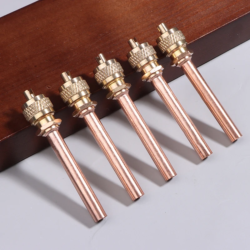 Air Conditioner Refrigeration Access Valves 6MM OD Tube Filling Par 20CC Spare Part Replacement Stem Core Filling Parts 5Pcs