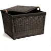 Lift-Off Lid Wicker Storage Basket, Medium, 20 in L x 15 in W x 14 in H 5