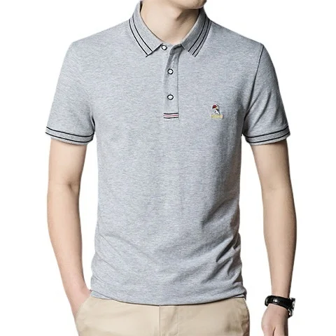 Polo uomo estate moda casual maniche corte cotone top_voghion.com