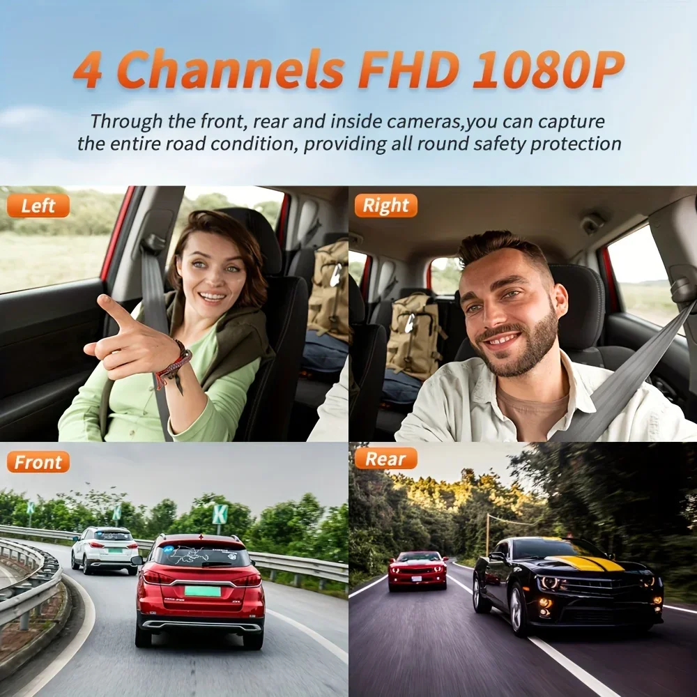 GPS Dashcam Car Camera with WiFi Night Vision