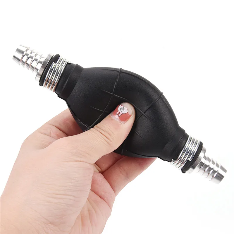 

1pc Primer Bulb Hand Primer Gas Petrol Pumps Rubber And Aluminum Hand Fuel Pump Apply to All Fuels