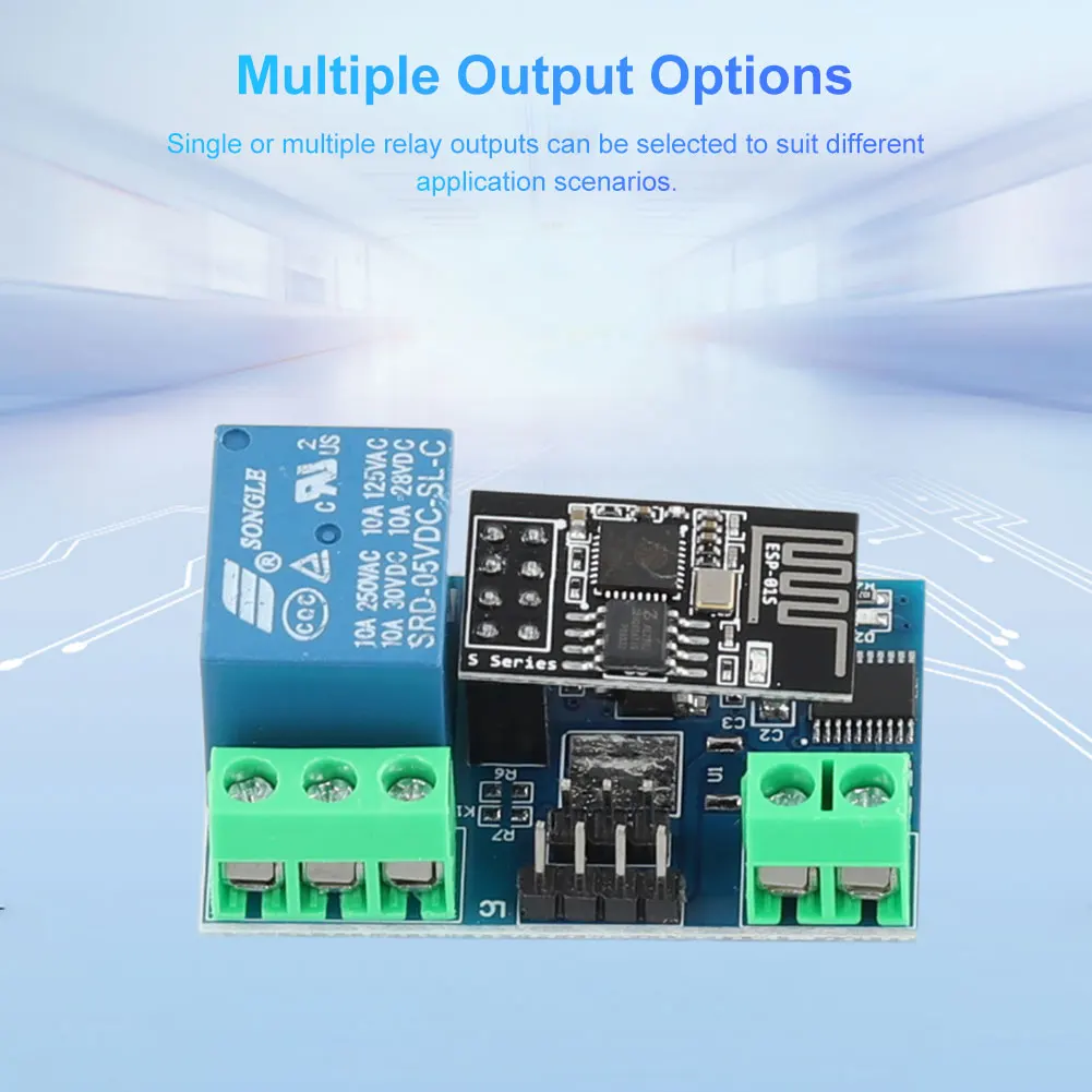 1 2 4 웨이 WiFi 제어 릴레이 보드 5V/12V ESP8266 WIFI 네트워크 릴레이 스위치 모듈 Arduino와 호환 가능