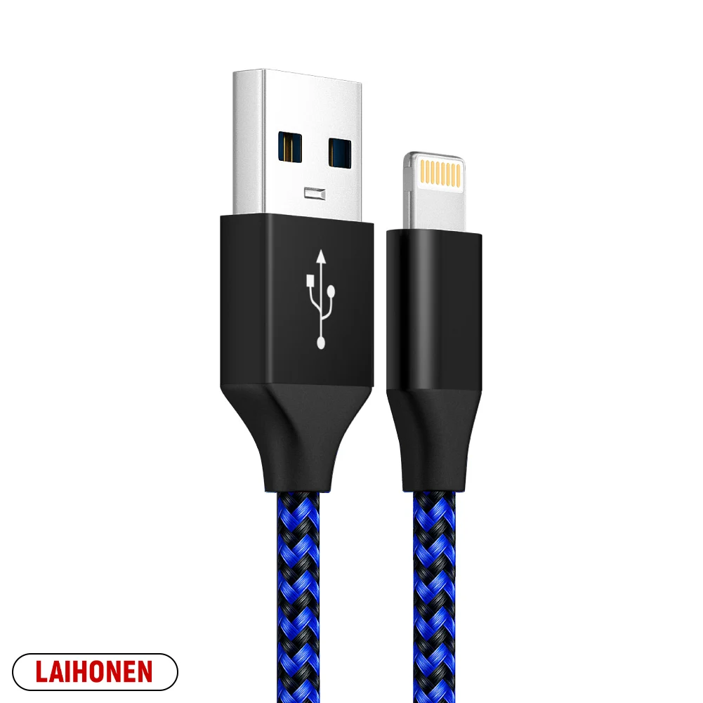 Nylon Braided Fast Charging USB Cable - Available in 1m, 2m, 3m Lengths