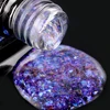KODIES GEL Glitter Top Coat Chameleon Gel Nail Polish Aurora Opal Powder UV/LED Gel Finish Colorshift Manicure Nails Art Sealer 3