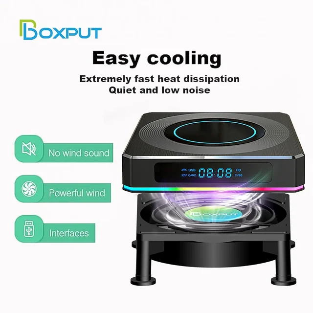 USB puissance radiateur Mini ventilateur ventilateur de refroidissement pour Android TV Box refroidisseur décodeur sans fil silencieux meilleur vendeur TVBox refroidisseur 2025 1