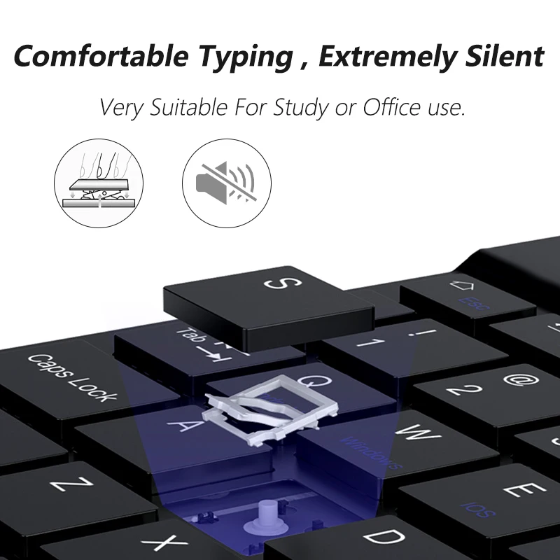 Tablet PC Wireless Keyboard Wireless Keyboard Mouse Tablet Keyboard iPad Keyboard Tablet Keyboard Case Bluetooth Keyboard Case Touchpad Bluetooth Wireless For IOS Android Windows iPad Samsung XIAOMI HUAWEI Tablet
