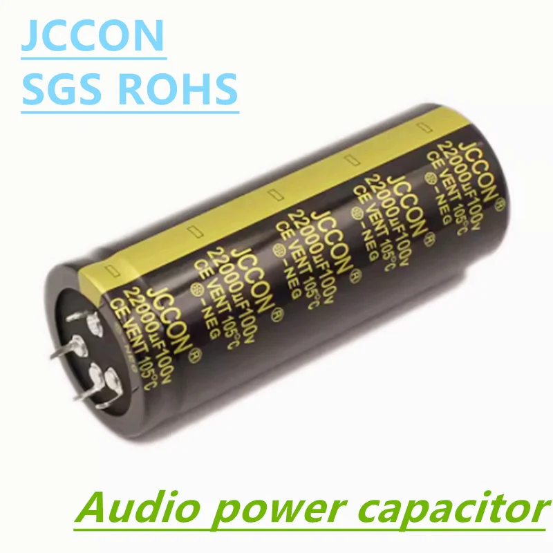 100v15000uf 1Pcs Aluminium Capacitor 100v 22000uf 4-PIN For Power Supply Hifi Amplifier Low ESR