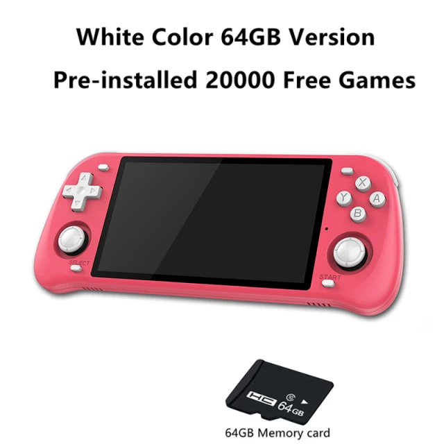 Max2 Retro Open Source System RGB10 max 2 Handheld Game Console RK3326 5.0-Inch IPS Screen 3D Rocker Gift 