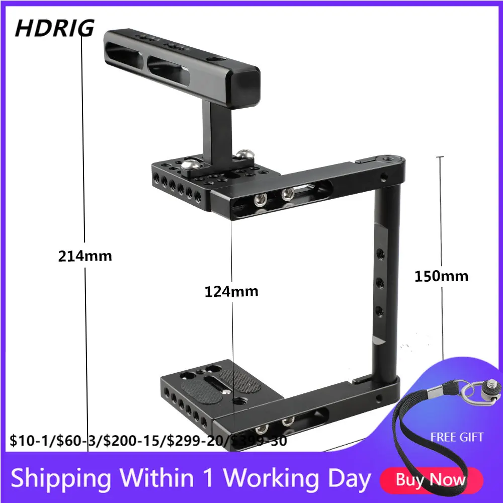 Dslr Camera Cage Accessories Dslr Rig Handle Cage Canon Universal