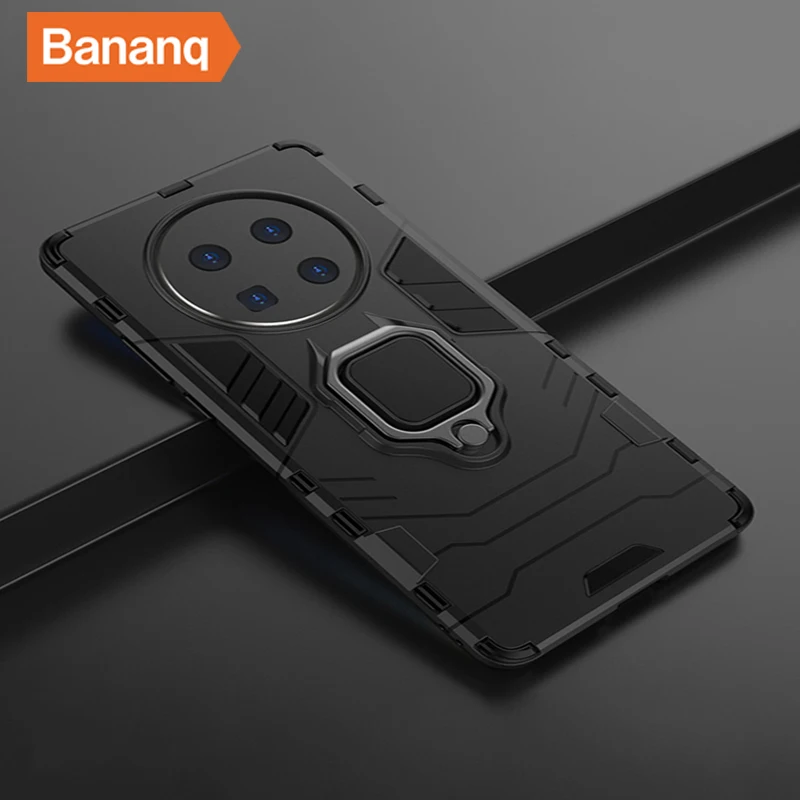 

Bananq Bracket Armor Case For Huawei P Smart 2021 P50 Y9A Cover For Honor 50 X20 Enjoy Play 20 SE 5G Nova 8 Mate 40 Pro Plus