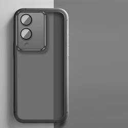 Custodia posteriore in silicone con placcatura antiurto - Protezione e stile migliorati