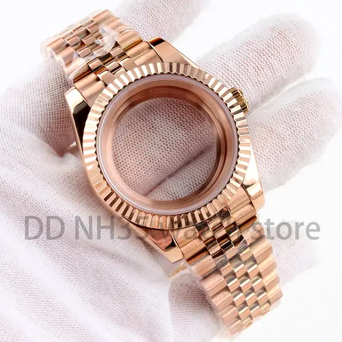 36mm/39mm NH35 Watch Case Sapphire Glass 20mm Solid 316L Stainless Steel Bracelet for Datejust NH35 NH36 Movement 28.5mm Dial - Image 10