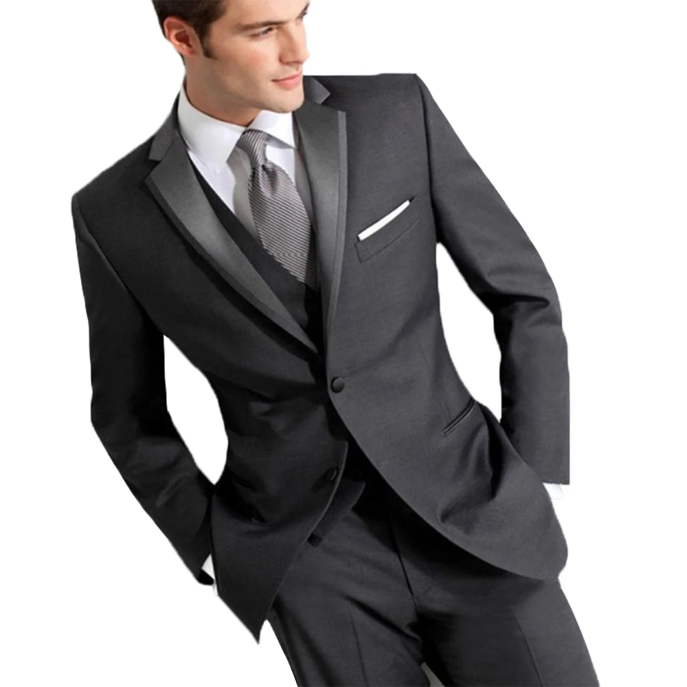 

Men's Blazer Two Buttons Notch Lapel for Wedding Party Jacket