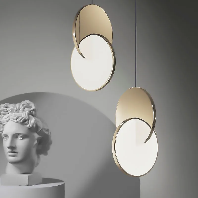 

Creative Decor Chandeliers Modern Ring Single Head Pendant Lamp Home Decors Hanging Lamps LED Pendant Lights