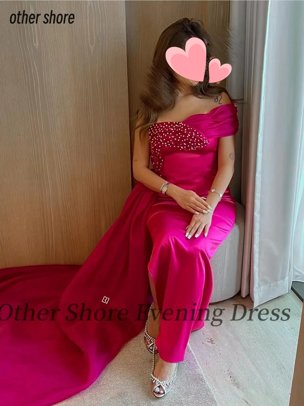 

Other Shore Elegant Vintage Sexy Sweet Rose Red Crystal Beading Ruffle Customize Formal Occasion Prom Dress Evening Party Gowns