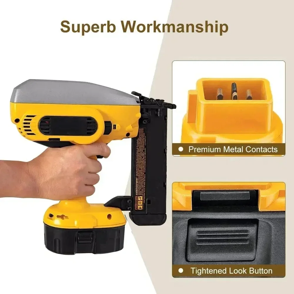100%18V 6800mAh Ni-Mh DC9096 Replacement Battery for Dewalt 18V Battery DC9096 DE9098 DE9095 DE9096 DW9096 for Dewalt