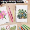 4 Pack of Mixed Media Sketchbooks, 5.5x8.5 Inch Drawing Paper Sketchbooks, 108lb/160gsm Heavy Duty Spiral Bound Sketchbooks 5
