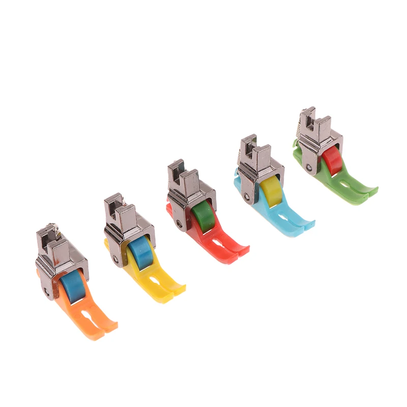 1pc Universal Industrial Sewing Machine Leather Roller Wheel Presser Foot Of Flat Car Thick Fabric Clothing Replace Presser Feet 2