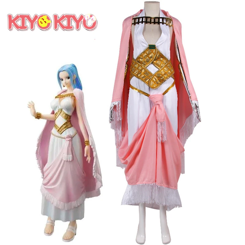 

KIYO-KIYO Anime Cosplay ONE PIECE Nefeltari Vivi Cosplay Costume Nefeltari Vivi Dress Halloween Costume Women