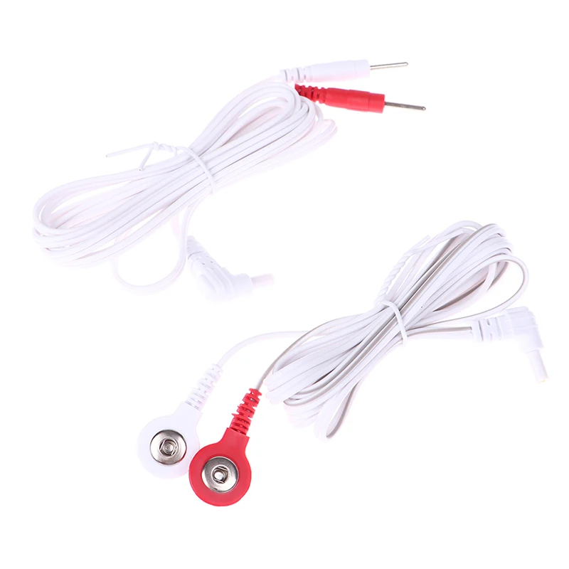1Pc Electrode Wire 1.5/1.8M 2.35mm Replacement Jack DC Head TENS Unit electrode lead wires Connector Cables