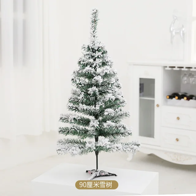 Artificial Christmas Tree Props Flocking Snow Branches Christmas Tree For Home Adornment Festival Decoration Xmas Party Decor 2