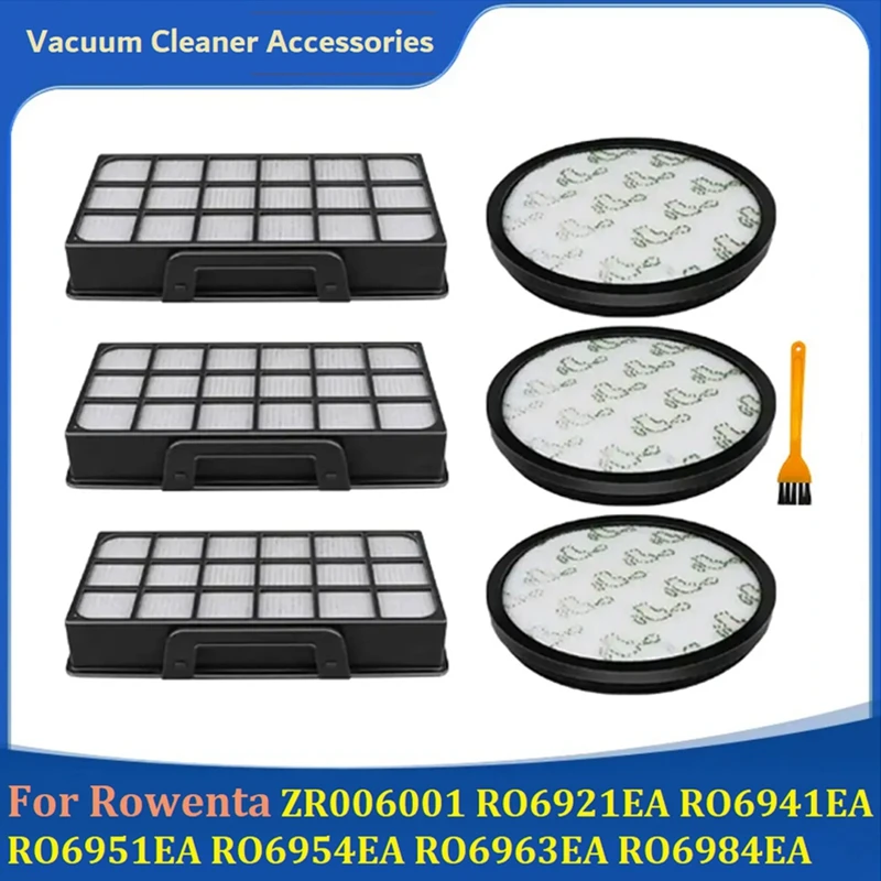 

1 Set Filter For Rowenta ZR006001 RO6921EA RO6941EA RO6951EA RO6954EA RO6963EA RO6984EA Vacuum Cleaner Replacement Spare Parts