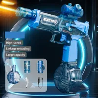 New Summer Electric Water Gun Toys Bursts High-pressure Strong Charging Energy Water Automatic Water Spray Children Toy 1