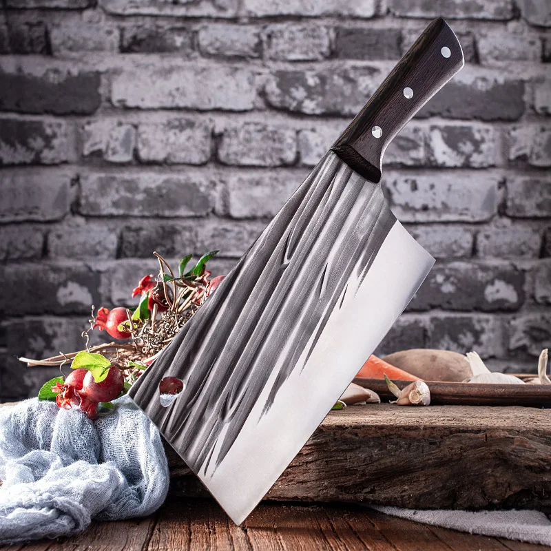 KD Hand Forging Kitchen Knife Professional Meat Traditional Cleaver Kn –  Knife Depot Co.