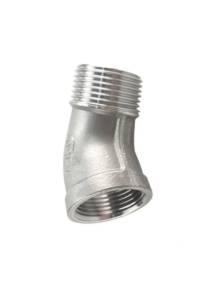 Stainless Steel 45-Degree Elbow Pipe Fitting Connector