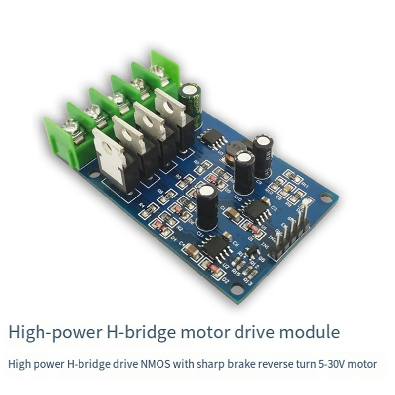 H-Bridge Motor Driver Nmos With Emergency Brake Forward Reverse 5-30V Motor Module EG2104 Motor Driver Module Easy Install