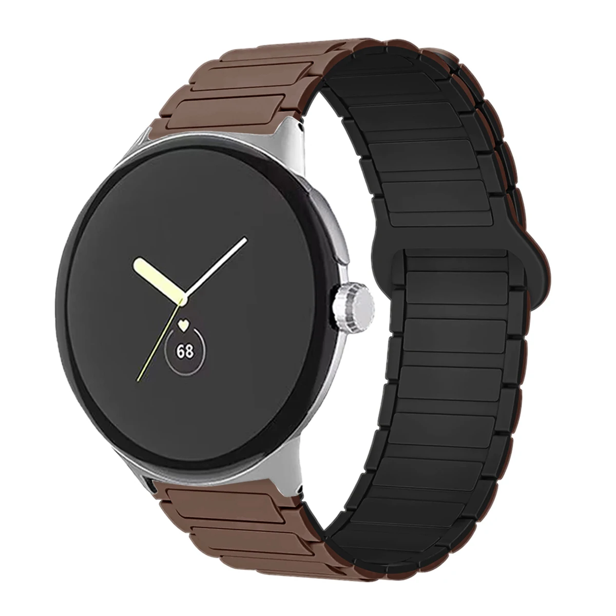Magnetic Silicone Sport Band - Versatile 45mm Watchband Bracelet Accessory
